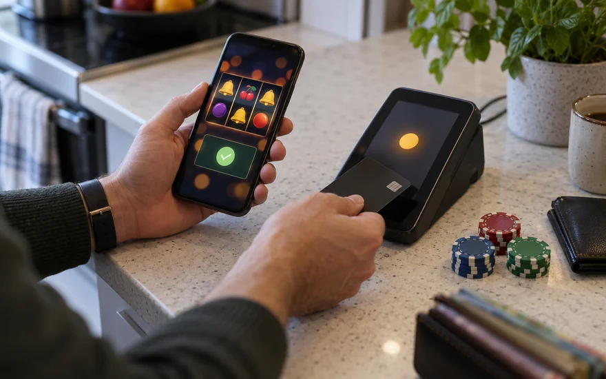 Jackpot City pending withdrawal: slot/payment phone, payment terminal, bankcard and chips